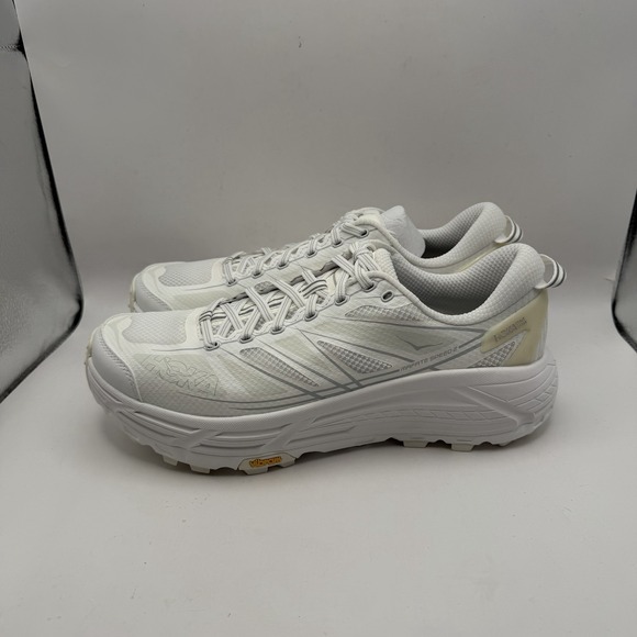 Hoka One One Mafate Speed 2 Trail Shoes Mens 10.5 Womens 11.5 White 1126851-WLRC main image 6